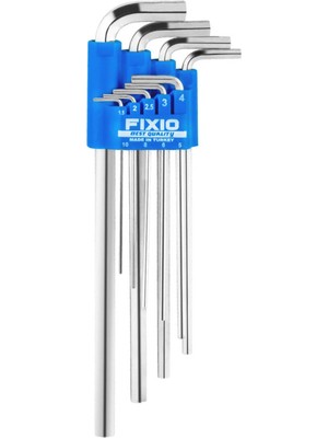 Buççin Online Mağaza Uzun Allen Anahtar Takımı 9'lu (1.5 mm - 2.0 mm - 2.5 mm - 3.0 mm - 4.0 mm - 5.0 mm - 6.0 mm - 8.0 M