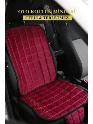 Mikasso Lüx Soft Cepli Ortopedik Kadife Dokulu Şöför Koltuk Sırt Dayamalı ve Alt Minder Seti ( N0:3) Pamuk M