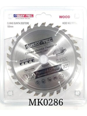 Buççin Online Mağaza Bay-Tec Elmas Sunta Destere 30T 180MM / MK0286 3000 W