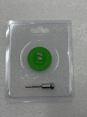 Buççin Online Mağaza Stella 40MM Hassas Kesici Yeşil Dekton Porselen Cam Kesici 3mm Adaptör ile Set