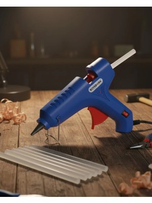 Buççin Online Mağaza 80 W Profesyonel Silikon Tabancası 11 mm Uyumlu 5 Adet Hediye Silikon