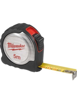 Buççin Online Mağaza Milwaukee T4932451638 Ağır Hizmet Tipi Inox Gövdeli Şerit Metre 5m 5 M