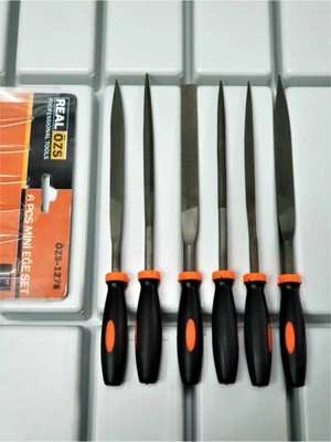 Buççin Online Mağaza Mini Eğe Seti 18 cm 6 Parça
