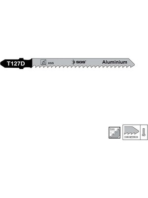Buççin Online Mağaza Sgs Alüminyum Dekupaj Ağzı 100MM x 7.9mm T127D - 5AD