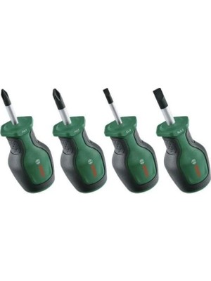 Buççin Online Mağaza 4 Parça Topaç Kısa Tornavida Seti 1600A032UJ