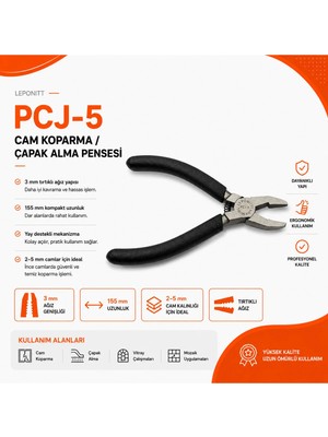 Buççin Online Mağaza Leponitt Yaylı Cam Çapak Alma Koparma Pensesi Vitray Için