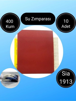 Buççin Online Mağaza Sia Su Zımparası 400 Kum 10 Adet Model NO:1913