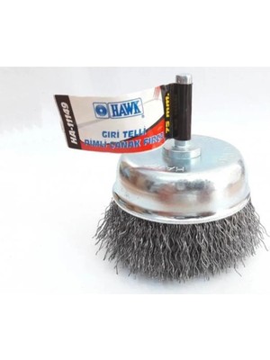 Buççin Online Mağaza HA11149 Pimli Gri Tel Çanak Fırça 75 mm