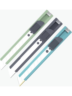 Buççin Online Mağaza PTUK08 Profesyonel 3’lü Set (PTUK08-SS + PTUK08-EX + PTUK08-NS), 18 mm Maket Bıçağı Seti
