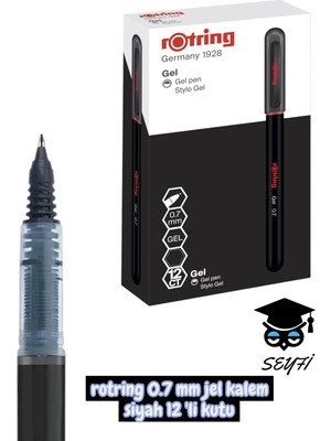 Rotring 0.7 mm Jel Kalem 12 'li Kutu
