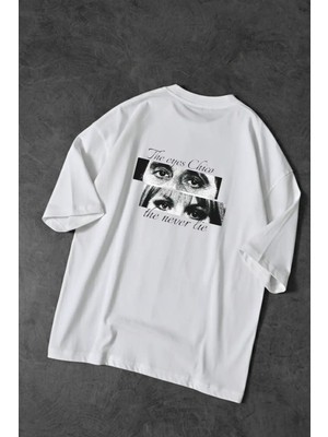 Dragon 'the Eyes Chico, They Never Lie' Tony Montana Baskılı Özel Tasarım Unisex T-Shirt