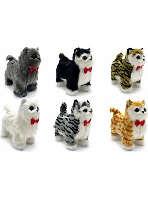 Magicool Sesli Hareketli Yürüyen Peluş Kedi ALK3389