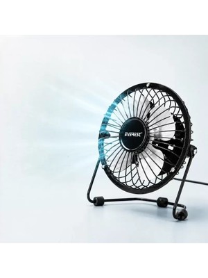 Masaüstü Mini USB Fan - Metal Gövdeli - Ultra Sessiz Midastech
