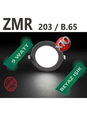 ZMR 10 Adet 9W LED Spot