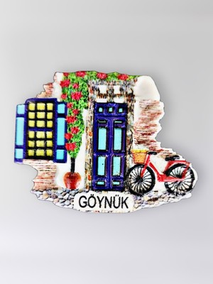 Mundy Göynük Polyester Kabartmalı Magnet 7 x 5,5 cm Dekoratif Hediyelik Buzdolabı Süsü (KOD:1488)