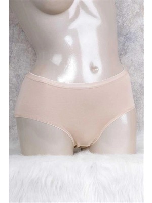 Nevamel® Pamuklu Orta Bel Geniş Bel Lastikli Slip