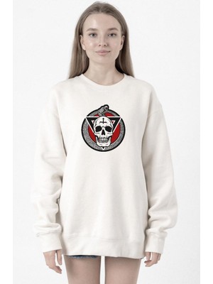 Tshirthane The Purge The Forever Purge Beyaz Kadın 2ip Sweatshirt