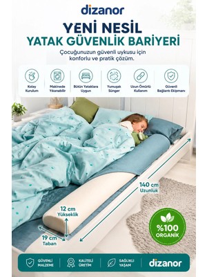 Dizanor Yeni Nesil Sünger Yatak Bariyeri 140 cm