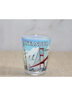 Drop Tedarik Istanbul Temalı Cam Shot Bardak ALK4357