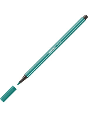 Belirtilmemiş Stabilo Pen 68 Kalın Keçe Uçlu Boya Kalemi 1 Mm Turkuaz Yeşili 68/53 (10 Lu Paket)
