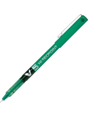 Belirtilmemiş Pilot Roller Kalem V-5 Hi-Tecpoint İğne Uç 0.5 Mm Yeşil BX-V5-G (12 Li Paket)