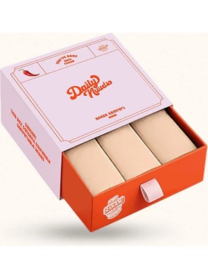 Daily Nuuds Kadın Külot – Nuud Beige | XS–XL Tek Beden | 3'lü Set