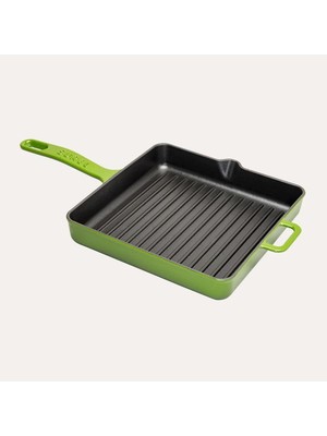 Sürel 30 cm Kare Izgara Tava Degrade Yeşil