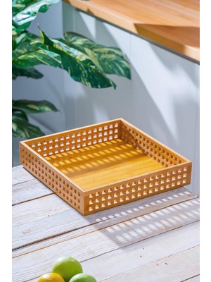 Acar Bambu Sunum Tepsi - 35 cm ACR-522
