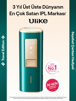 Ulike Air 2 Travel Ed Acıyı Önleyen Safir Buz Soğutma Ipl Lazer Epilasyon Aleti, 500.000 Atım, Taşıma Çantalı