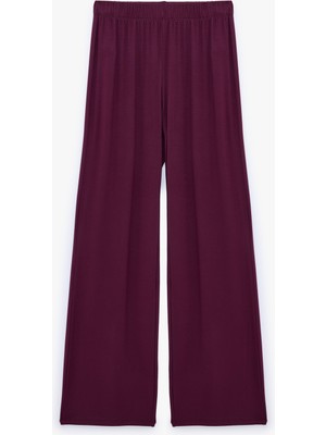 Koton Beli Lastikli Bol Paça Viskon Pijama Altı