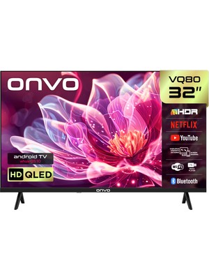 Onvo 32VQ80F3HA 32'' 82 Ekran Uydu Alıcılı Hd Ready Whaleos QLED TV