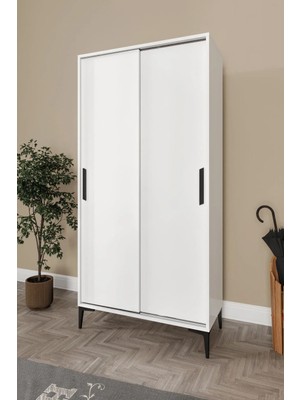 Afilli Olivia MDF Ayakkabılık Portmanto Klasik Tasarım 90 cm Genişlik 181 cm Yükseklik