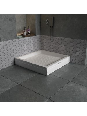 Dbbanyo Kare Duş Teknesi Panelli 80*80*15 cm