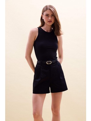 DeFacto Slim Fit Halter Yaka Fitilli Atlet A8859AX26SM