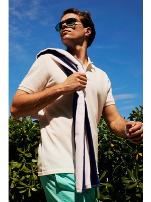 DeFacto %100 Pamuk Regular Fit Polo Tişört E9504AX26SP
