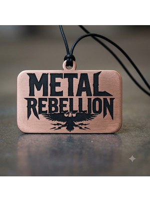 Yerlikaya Bakır Metal Rebellion Bakır Kolye