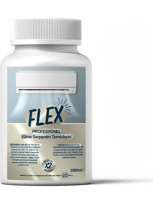 Flex Klima Serpantin & Evaporatör Temizleyici | Profesyonel Klima Bakım Solüsyonu | Yağ, Kir ve Bakteri Çözücü | Servis Tipi Güçlü Formül