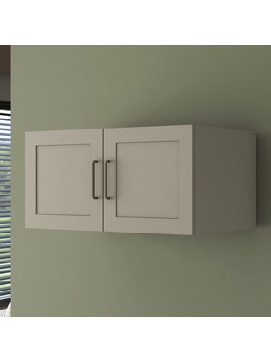Rani BA283 Membran Kapaklı Gardırop Çok Amaçlı Üst Modül Kumtaşı
