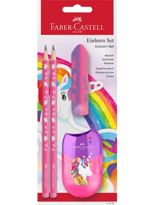 Faber-Castell Unicorn Okul Seti,ergonomik Üçgen Gövde