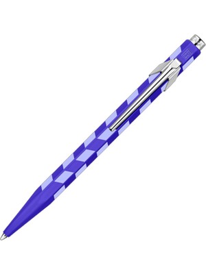 Caran D'ache 849 Mosaic Ballpoint Pen Royal Blue
