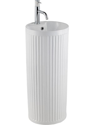 E-W310MB Mat Beyaz Monoblok Lavabo