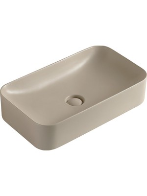 Lena EY-4730MK Mat Cappucino Tezgah Üstü Lavabo