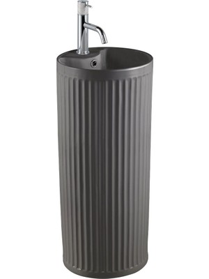 E-W310MF Mat Füme Monoblok Lavabo