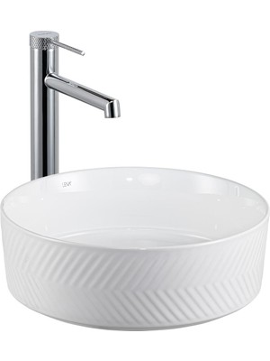 Lena E-W5002 Tezgah Üstü Lavabo Beyaz