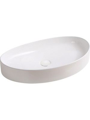 EY-4714 Tezgah Üstü Lavabo Parlak Beyaz