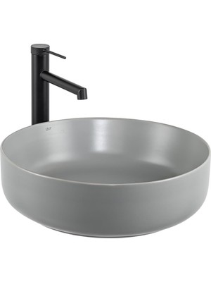 Lena E-W1201MG Tezgah Üstü Lavabo Mat Gri