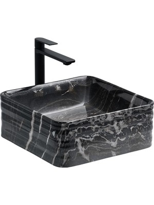 Lena E-2105M4 Tezgah Üstü Porselen Lavabo