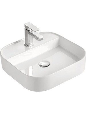 Lena E-5408 Tezgah Üstü Porselen Lavabo