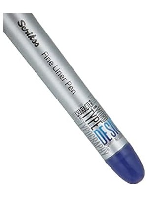 Aesco Office FL68 Fine Liner Kalem Mavi 0.6 mm