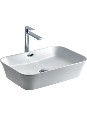 Lena E-4160 Tezgah Üstü Porselen Lavabo